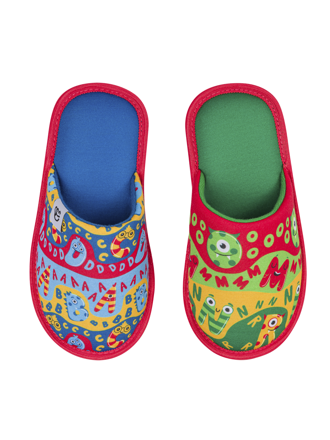 Kids slippers first letters dedoles